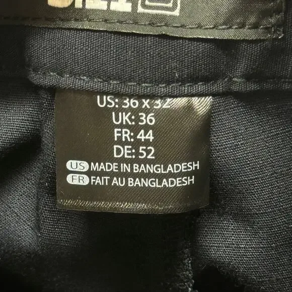 5.11 TACTICAL Men's Tactlite Pro Ripstop Pant Sz- 36"W x 32"I Dark Navy 74273 - Picture 4 of 16